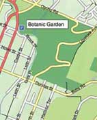 Botanic Garden map small image.