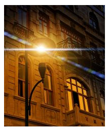 Side image - flood light. 