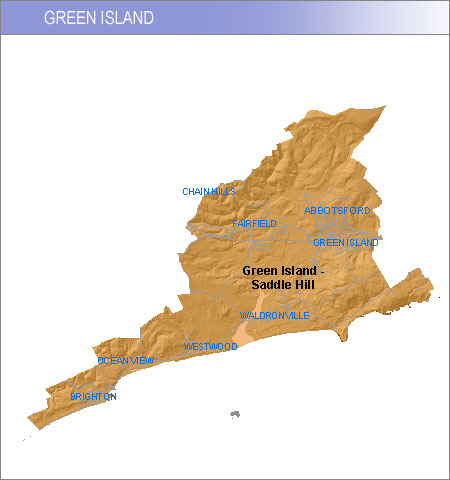Ward map - Green Island.