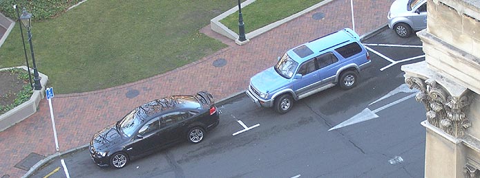 Banner image - Parked cars. 