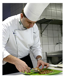 Side image - Food preparation. 