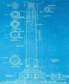 Cenotaph blue print.