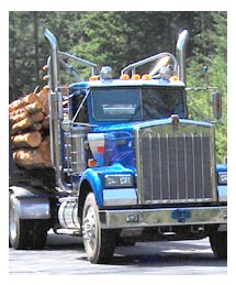 Oversize truck. 
