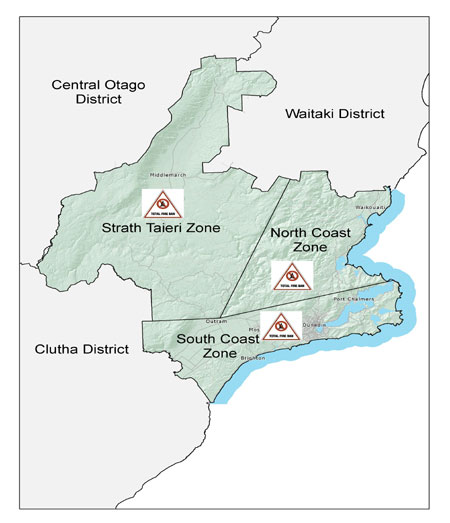 Fire Ban Map March 2010.