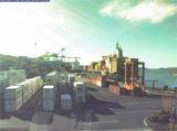 webcam image - from the Port Chalmers container terminal