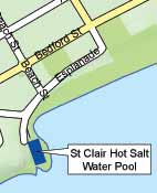 St Clair Pool map small image.