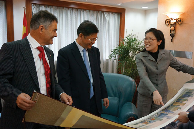 Shanghai delegation visit
