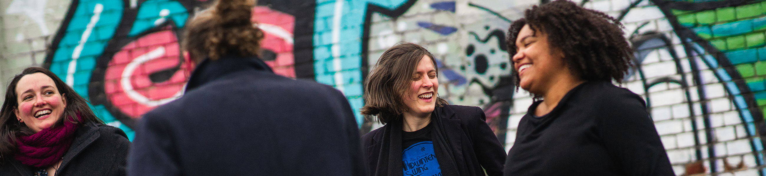 Vogel St Party gathering.