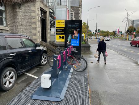 Example - High security bike racks