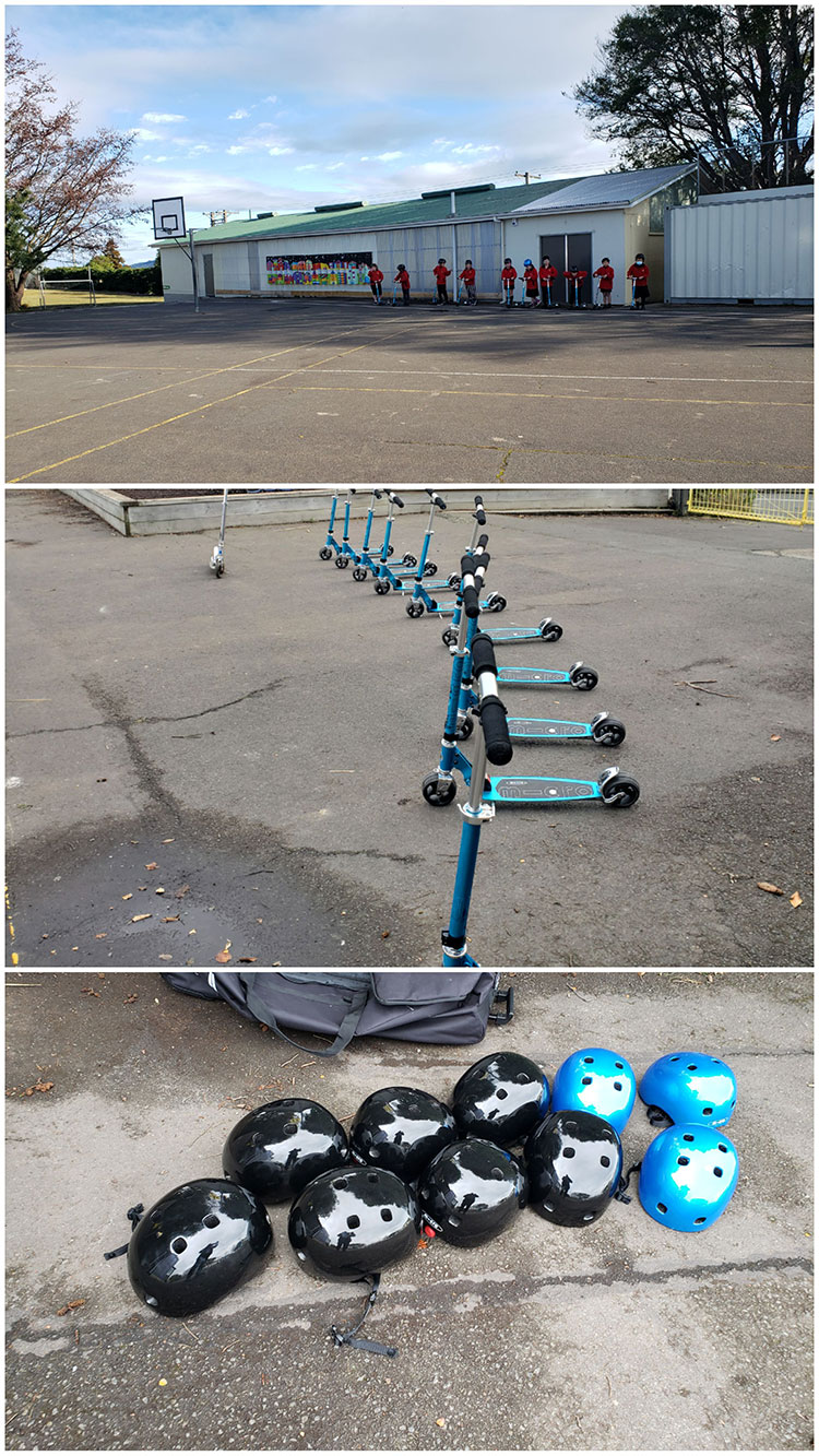 Mornington School scooter ready Mornington School scooter ready