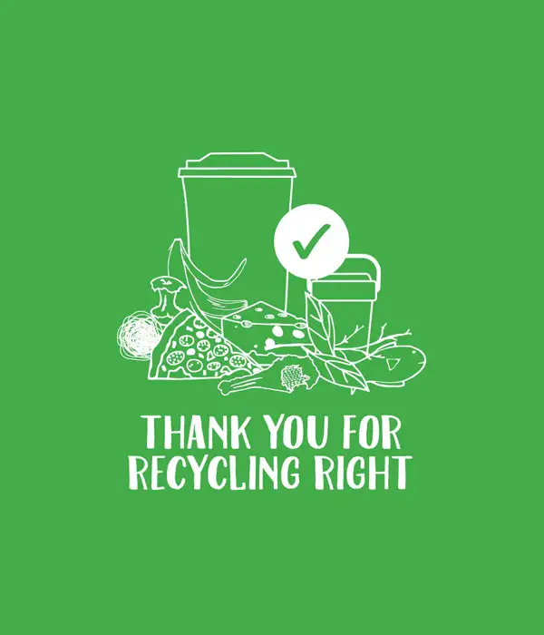 Thank you for recycling right Thank you for recycling right