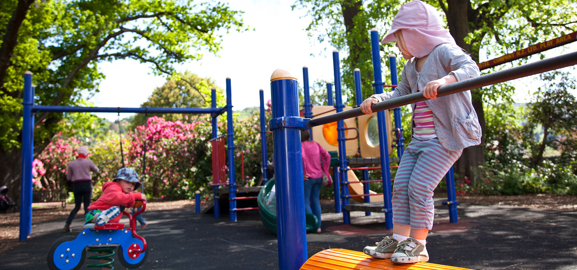 Children playing in playground