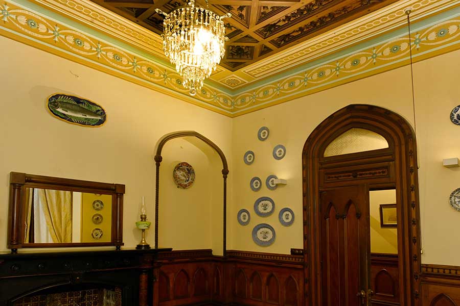 Larnach Castle Breakfast Room Conservation Larnach Castle Breakfast Room Conservation