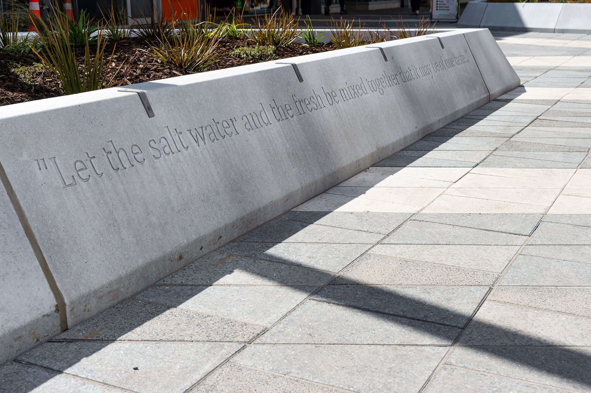 Let the salt water and the fresh be mixed together that it may be of one taste...