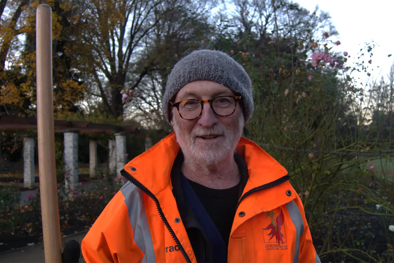 Meet Jonathan Leichter, who volunteers at the Dunedin Botanic Garden