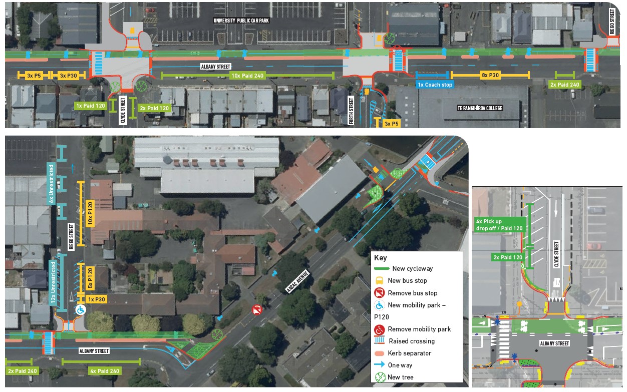 Albany St Map B Satellite view