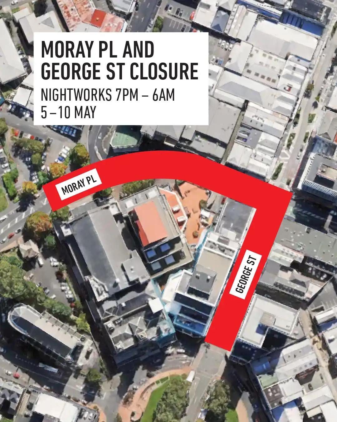 Moray Place Road Closure May 2026