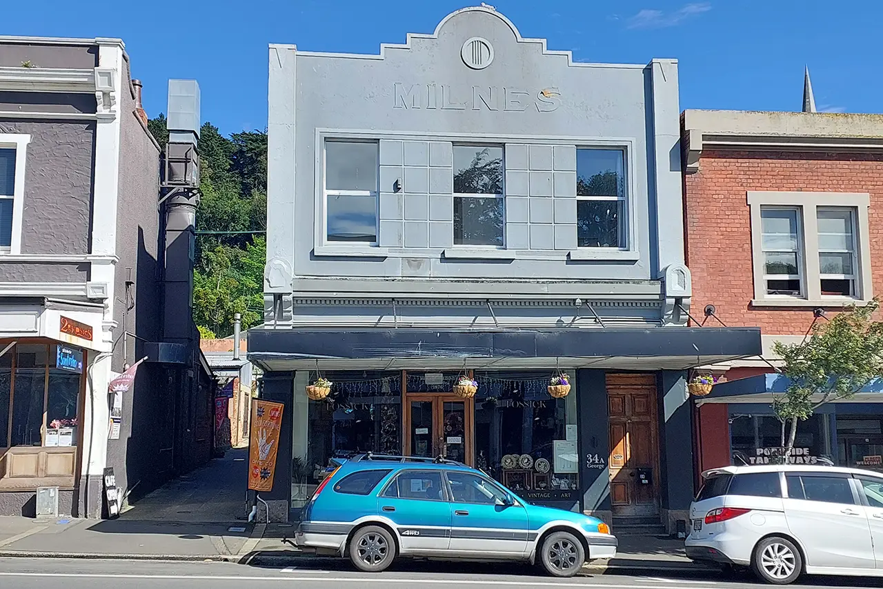 Former Milnes Building, 34 George Street, Port Chalmers