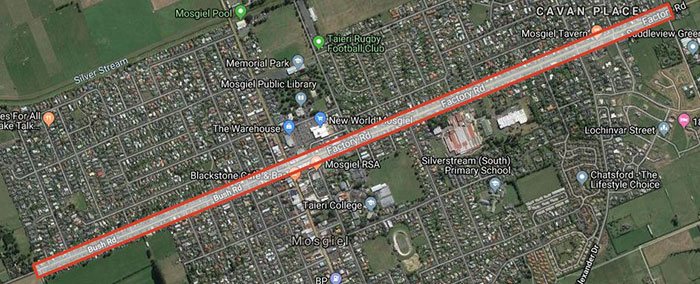 Factory Road and Bush Road