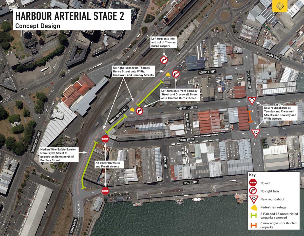 Harbour Arterial Stage 2 Summary Map