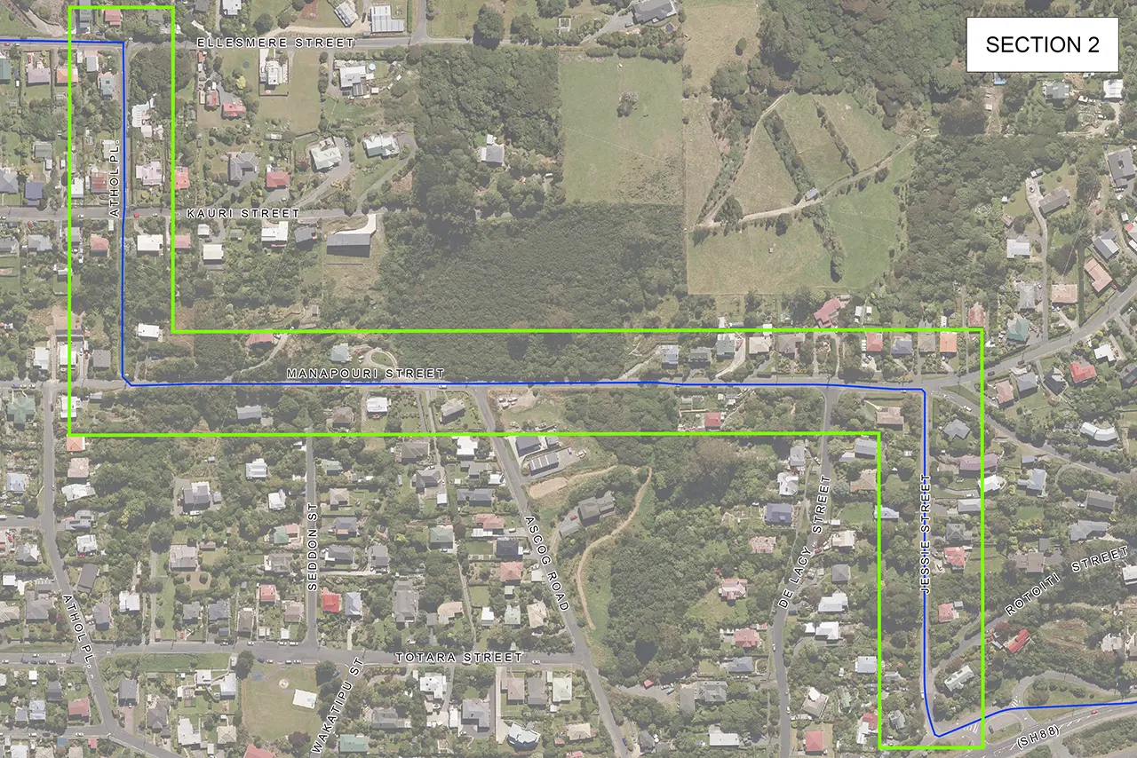 Section 2 – Athol Place to Jessie Street Section 2 – Athol Place to Jessie Street