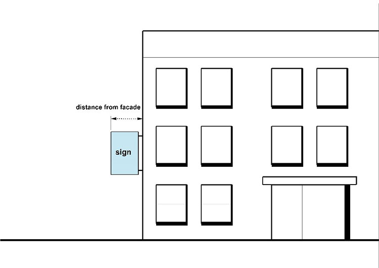 2GP signage diagram 2022 - facade