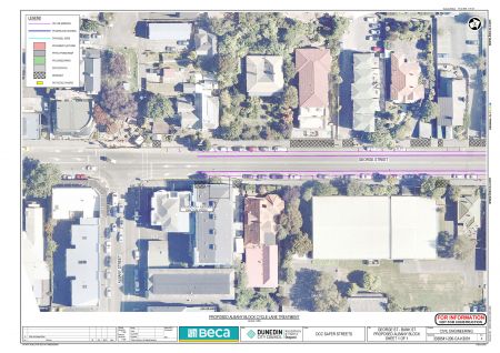 Option 2 Proposed Albany block cycle lane treatment