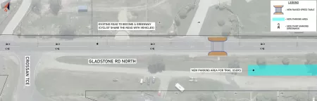 Crossan terrace to 288 Gladstone Road North