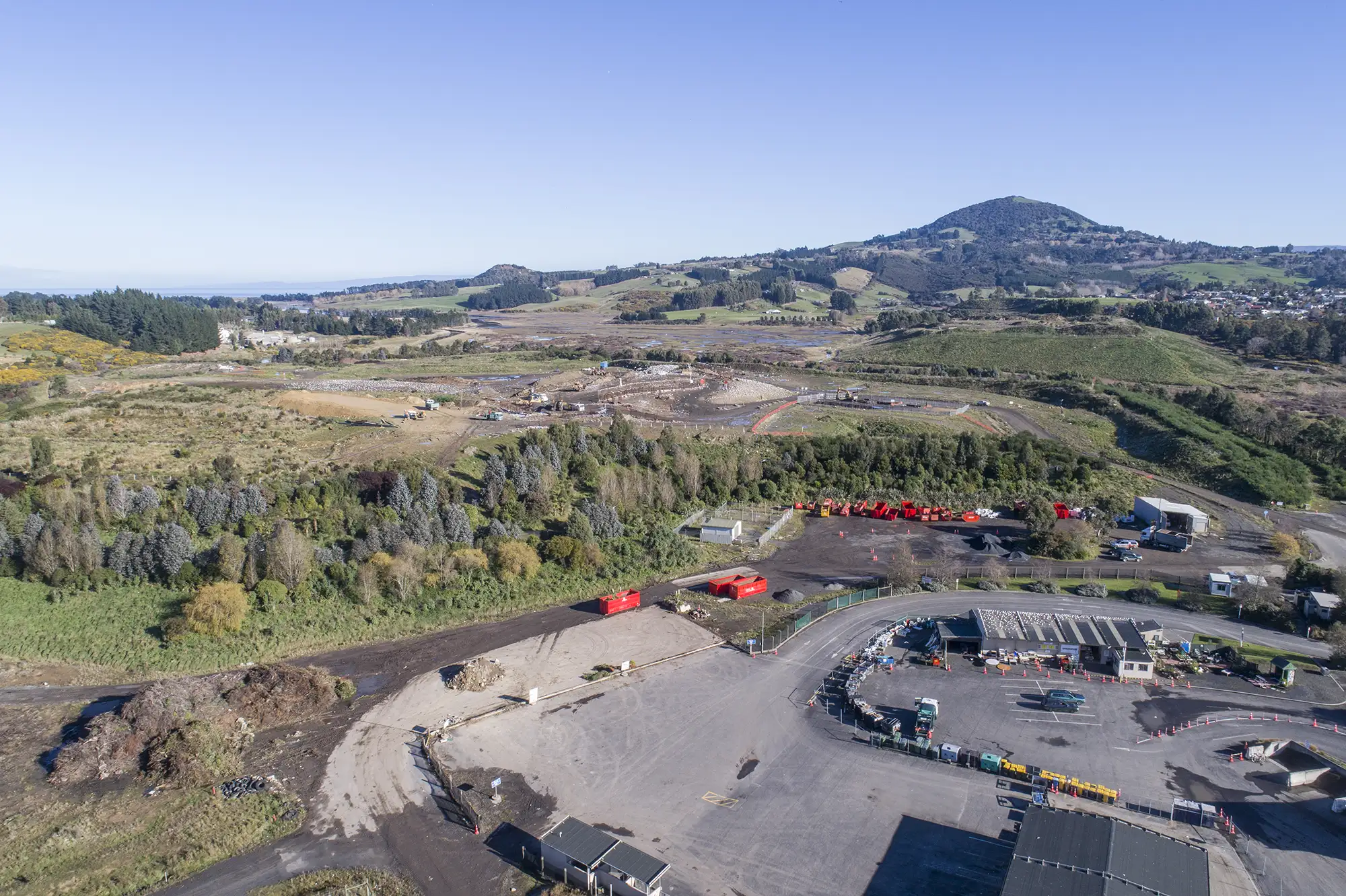 Green Island landfill aerial