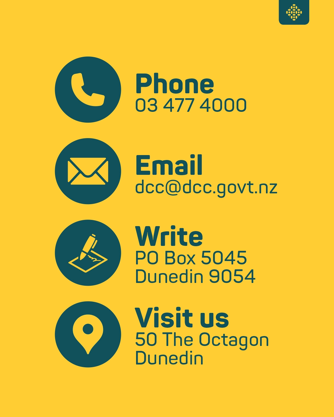 Ways to Contact Us