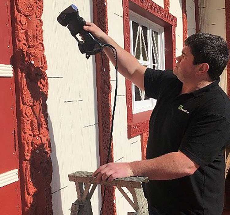 Scanning the doorway