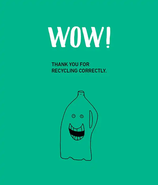 Kerbside recycling tag Wow! Kerbside recycling tag Wow!