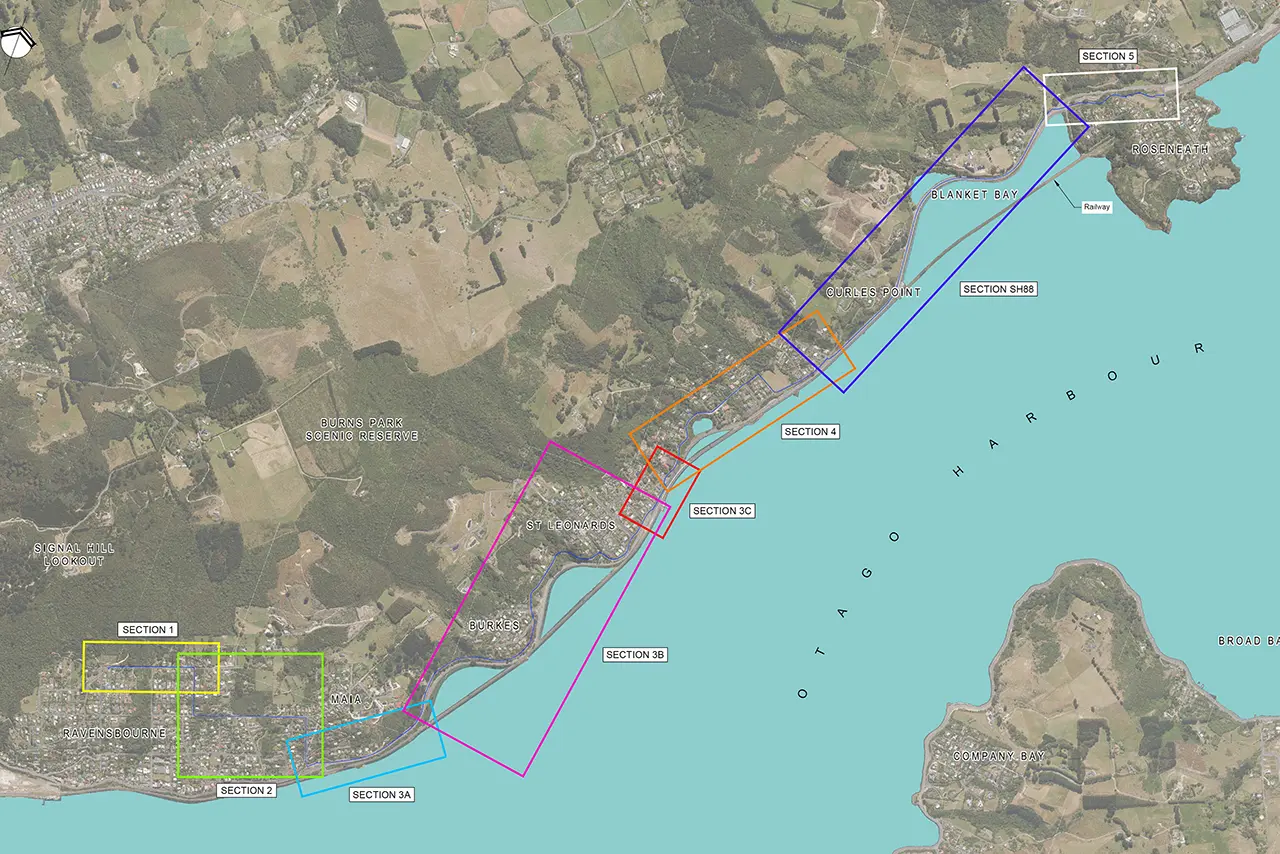 West Harbour water distribution main (Port Chalmers Water Supply) West Harbour water distribution main (Port Chalmers Water Supply)