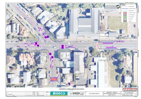 Option 1 Warrender/Howe Sts intersection concept