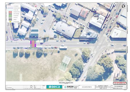 Option 1 Bank St crossing point