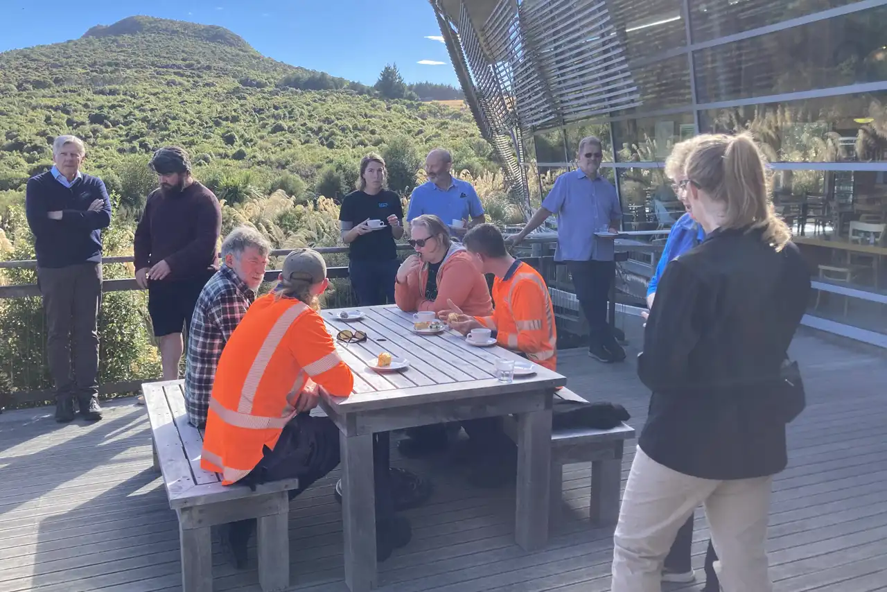 Volunteer celebration event at Orokonui Ecosanctuary