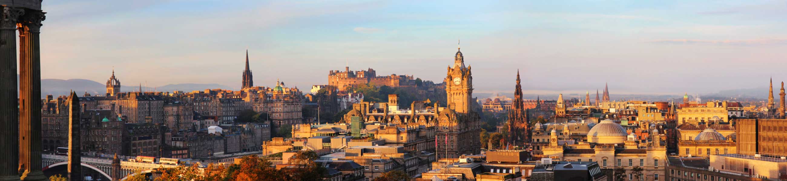 Edinburgh panoramic view