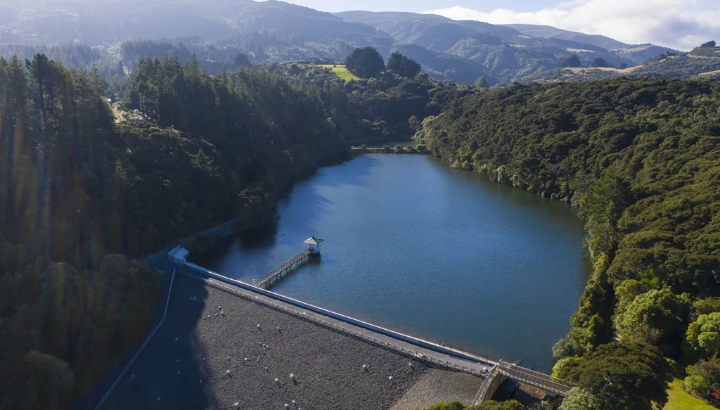 Aerial view of Ross Creek