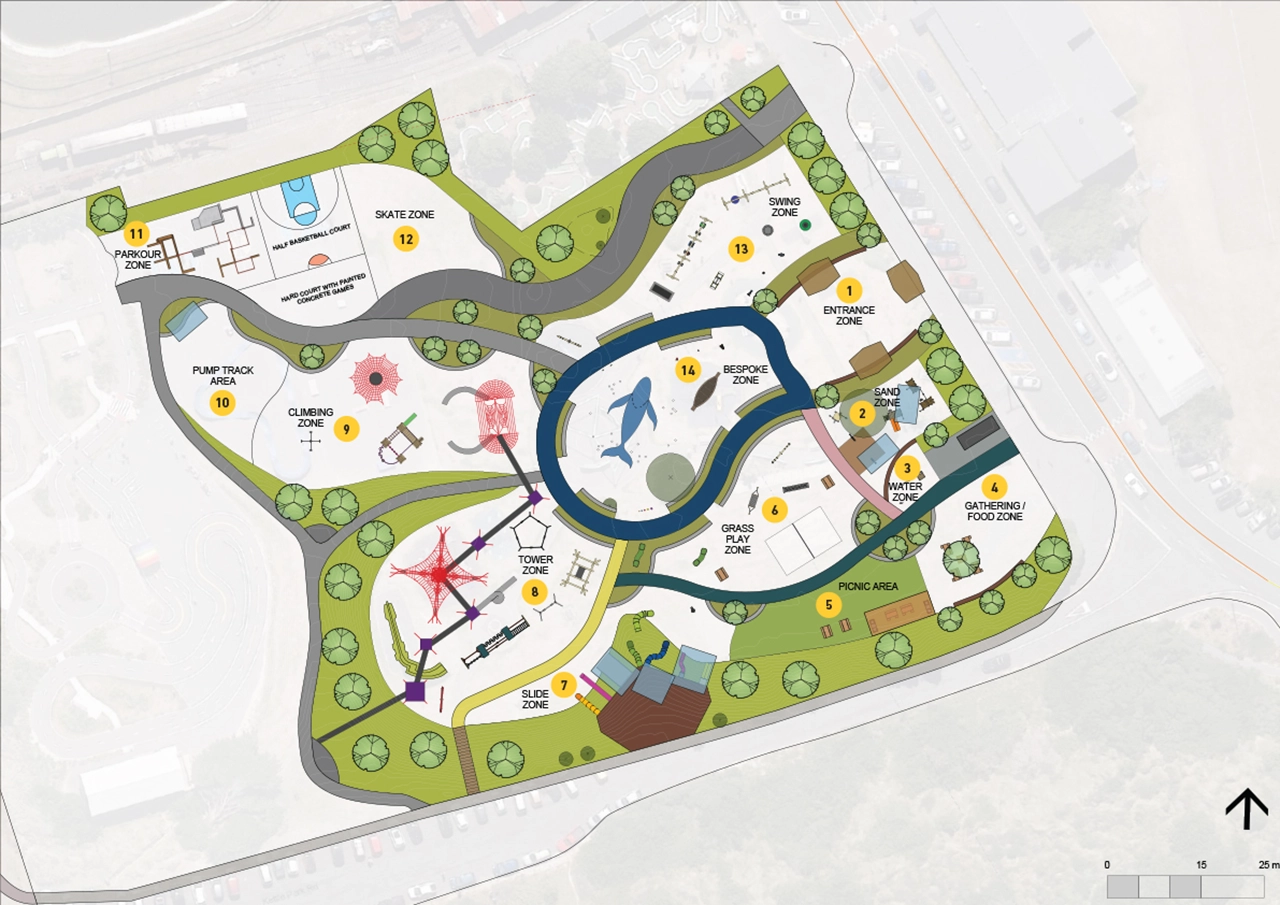 Marlow Park playground draft design