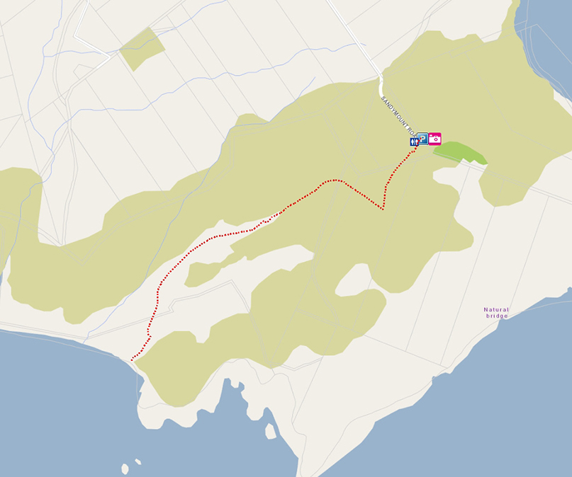 Sandymount-Sandfly_map