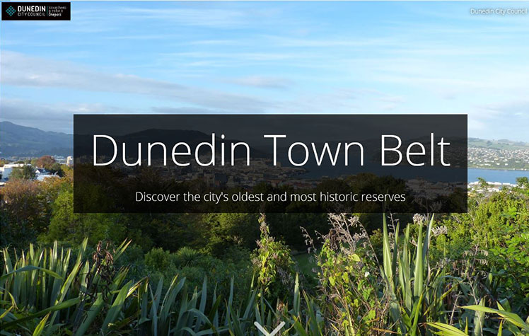Dunedin Town Belt Story Map