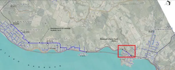 West Harbour water distribution main