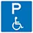 Dark blue sign