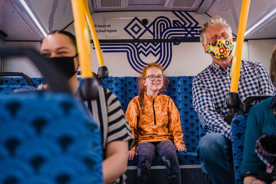 Girl on bus Girl on bus