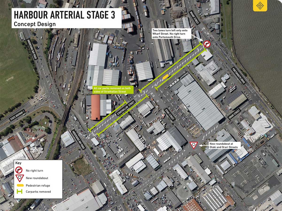 Harbour Arterial Stage 3 Summary Map