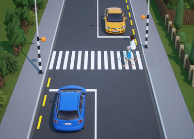AA image - pedestrian crossing