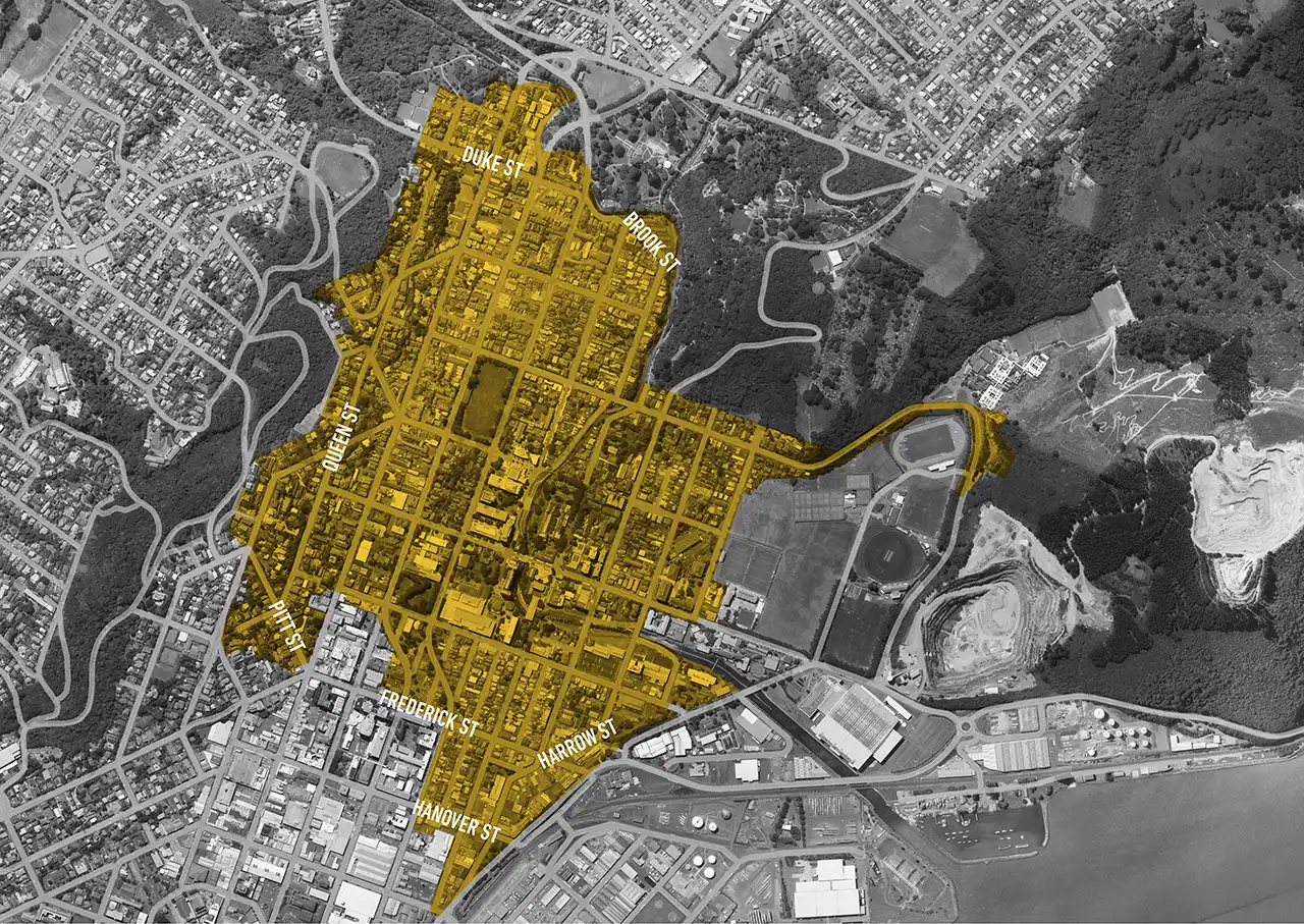 Tertiary area kerbside collections map