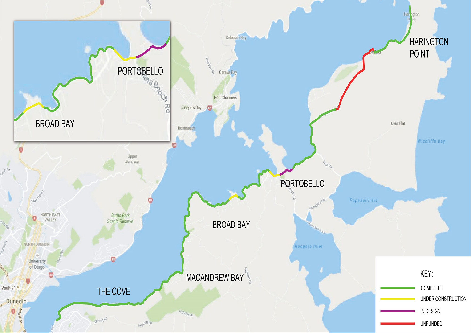 Peninsula Connection Road Map New Peninsula Connection Road Map