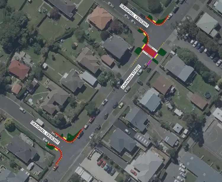 First map of Balmacewen school changes