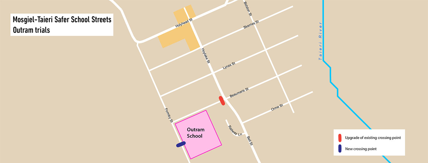 Safer streets - Outram area map